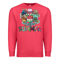 Cardinal Hello Summer Premium Sweatshirt - CowhideDigitalArt