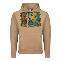 Vintage Coffee just a small town girl Vintage Hoodie - RanaPortraitStore