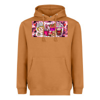 Meerkat Valentine Coffee Heavyweight Hoodie - CowhideDigitalArt