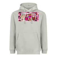Moon Dust Valentine Coffee Heavyweight Hoodie - CowhideDigitalArt