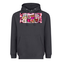 Smoke Valentine Coffee Heavyweight Hoodie - CowhideDigitalArt