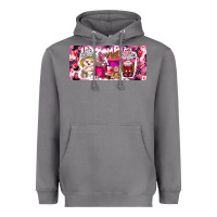 Storm Valentine Coffee Heavyweight Hoodie - CowhideDigitalArt