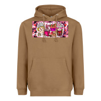 Toasted Coconut Valentine Coffee Heavyweight Hoodie - CowhideDigitalArt