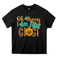 Black oh honey i am that gigi nca Heavy Core Tee - NancyCooperArtShop