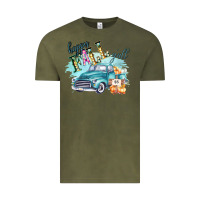 Vintage Olive Happy Fall YALL Pumpkin Truck Shirt Vintage Tee - Bettercallsaul