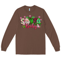 Chestnut santa baby pink christmas Long Sleeve Tee - texasbilliewilder