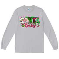 Moon Dust santa baby pink christmas Long Sleeve Tee - texasbilliewilder