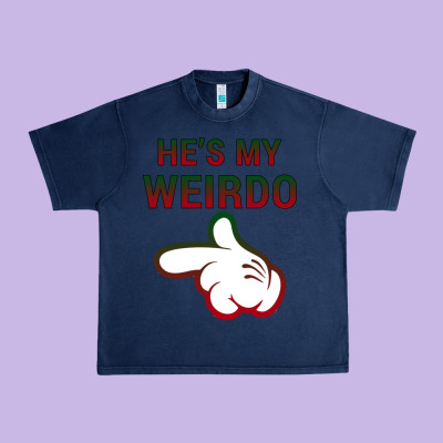 He's My Weirdo Galaxy Urban Heavy Tee Designed By Bettercallsaul
