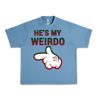 Pebble Blue He's My Weirdo Galaxy Urban Heavy Tee - Bettercallsaul