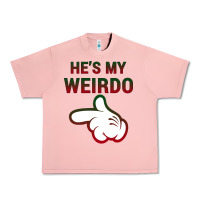 Salmon He's My Weirdo Galaxy Urban Heavy Tee - Bettercallsaul