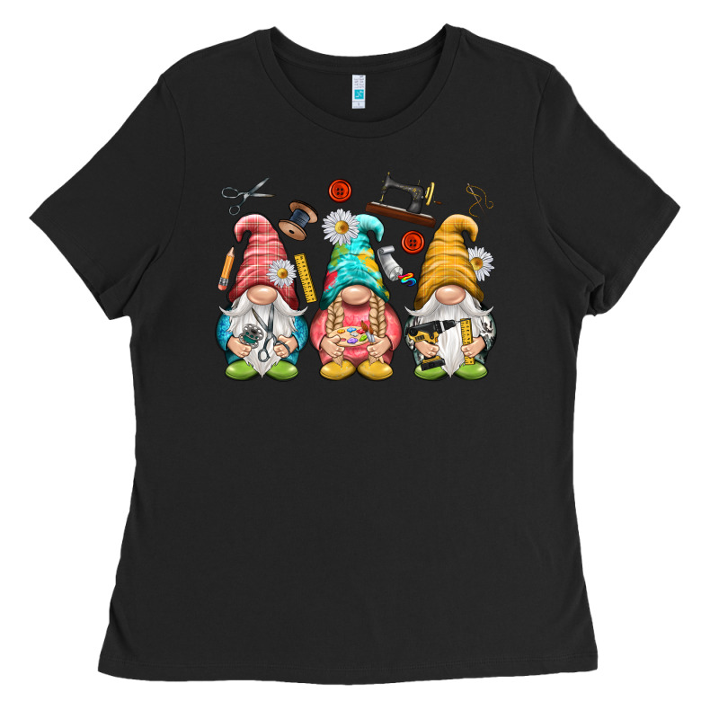 Crafter Gnomies Ladies Tee by NancyCooperArtShop | Teevron
