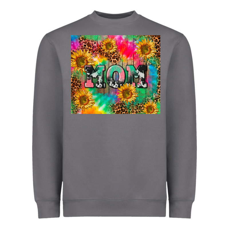 Mom Rainbow Sunflower Heavyweight Sweatshirt by CowGirlArtShop | Teevron