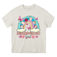 Cream squish girl Heavy Core Tee - MaliasSmallBusiness