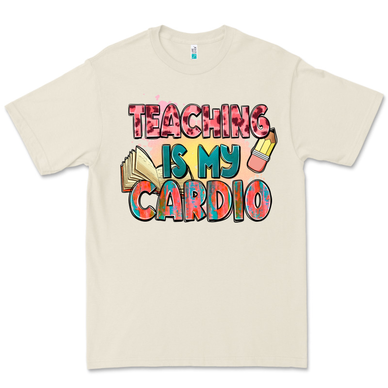 Teaching Is My Cardio Premium Tee by NancyCooperArtShop | Teevron