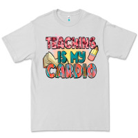 Dove Grey teaching is my cardio Premium Tee - NancyCooperArtShop