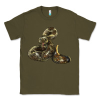 Army Green Rattlesnake Classic Tee - LillyAllenDesigns