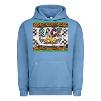 Pigment Pebble Blue race wife Urban Hoodie - Artiststas
