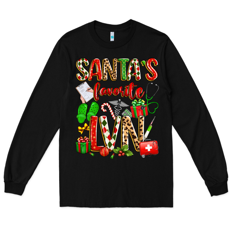 Santa's Favorite Lvn Long Sleeve Tee by texasbilliewilder | Teevron