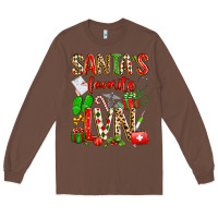Chestnut santa's favorite lvn Long Sleeve Tee - texasbilliewilder