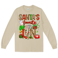 Mushroom santa's favorite lvn Long Sleeve Tee - texasbilliewilder
