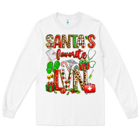 White santa's favorite lvn Long Sleeve Tee - texasbilliewilder