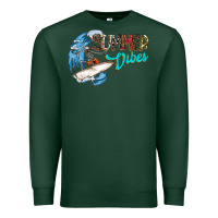 Sports Green Summer Vibes Premium Sweatshirt - CowhideDigitalArt