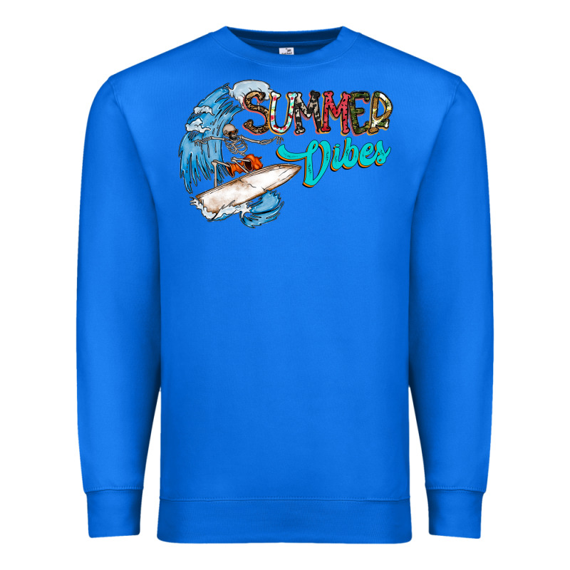 Summer Vibes Premium Sweatshirt by CowhideDigitalArt | Teevron