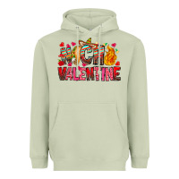 Matcha Nacho Valentine Heavyweight Hoodie - CowhideDigitalArt