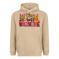 Mushroom Nacho Valentine Heavyweight Hoodie - CowhideDigitalArt