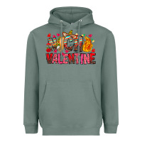 Sage Nacho Valentine Heavyweight Hoodie - CowhideDigitalArt
