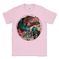 Bubblegum Pink let's go girls Classic Tee - Jasminsmagicworld