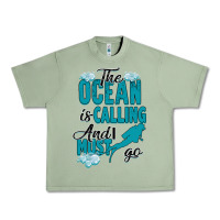 Oil Green The Ocean Is Calling Urban Heavy Tee - Bettercallsaul