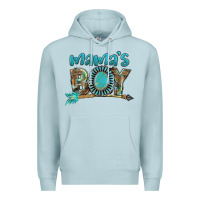 Blue Mist Mama's boy Mother's Day Premium Hoodie - FaDigitalArtStudio