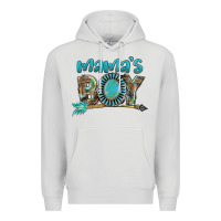Dove Grey Mama's boy Mother's Day Premium Hoodie - FaDigitalArtStudio