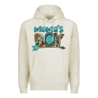 Oatmeal Heather Mama's boy Mother's Day Premium Hoodie - FaDigitalArtStudio