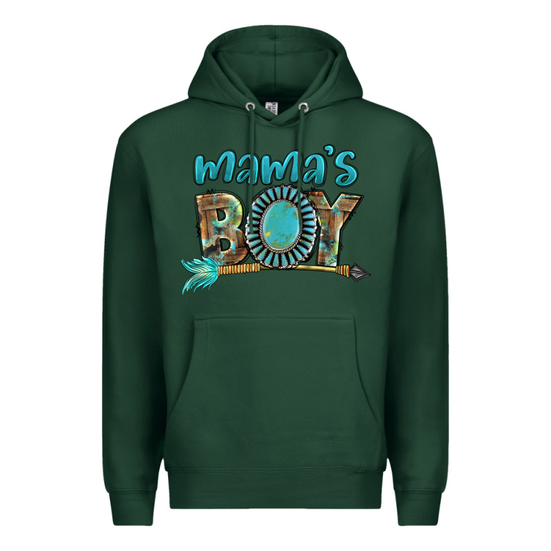 Mama's Boy Mother's Day Premium Hoodie by FaDigitalArtStudio | Teevron