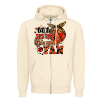Sandshell little sister biggest fan basketball Zipper Hoodie - FaDigitalArtStudio