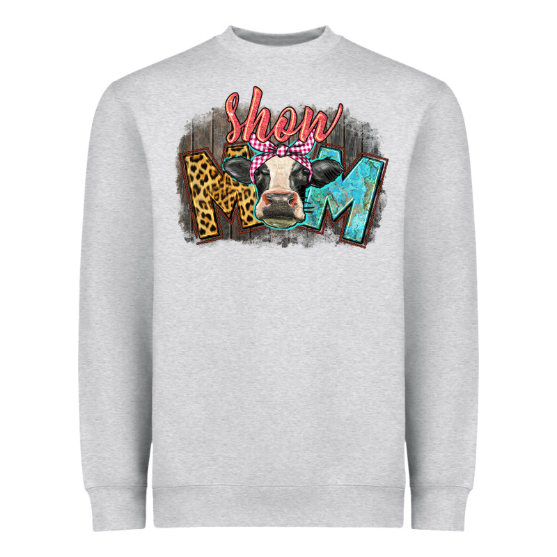 Show Mom Cow Heavyweight Sweatshirt by CowGirlArtShop | Teevron