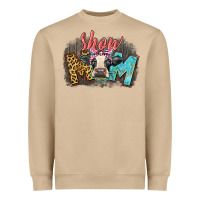 Mushroom Show mom cow Heavyweight Sweatshirt - CowGirlArtShop
