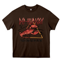 Chocolate Brown def hungry pour dome butter on me Heavy Core Tee - MaliasSmallBusiness