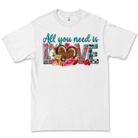 White all you need is love Premium Tee - NancyCooperArtShop