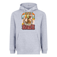 Heather Grey Oh for peeps sake Easter Day Heavyweight Hoodie - LillyAllenDesigns