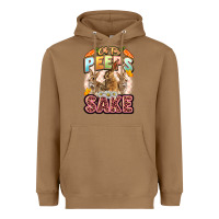 Toasted Coconut Oh for peeps sake Easter Day Heavyweight Hoodie - LillyAllenDesigns