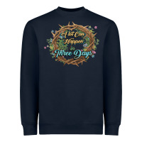 Navy Crown of thorns Easter Day Heavyweight Sweatshirt - HowdyJamesFarm