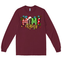 Burgundy mimi claus Long Sleeve Tee - texasbilliewilder