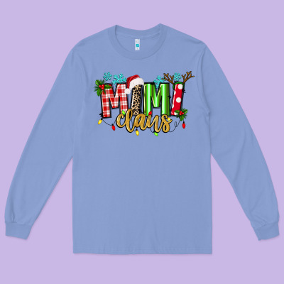 Mimi Claus Long Sleeve Tee Designed By Texasbilliewilder