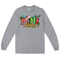 Heather Grey mimi claus Long Sleeve Tee - texasbilliewilder