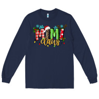 Navy mimi claus Long Sleeve Tee - texasbilliewilder