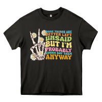 Asphalt some things are better left unsaid Heavy Core Tee - MaliasSmallBusiness