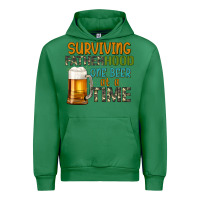 Emerald surviving fatherhood one beer at a  time Urban Hoodie - Artiststas